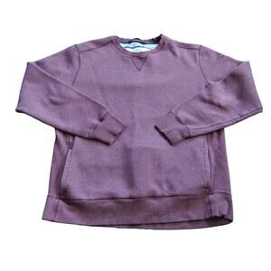 Moosejaw Mountaineering Crewneck Sweater with Pockets Maroon Medium